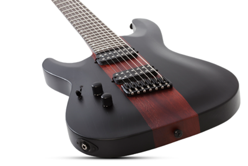 Preview: SCHECTER E-Gitarre, Signature, C-7 Rob Scallon, Dark Roast, Linkshände