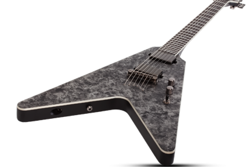 Preview: SCHECTER E-Gitarre, Signature, Juan Of The Dead V-1, Satin Black Reign