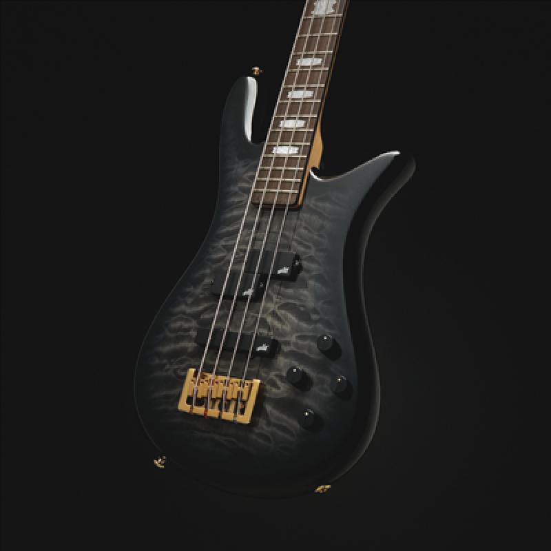 Preview: SPECTOR Bassgitarre, Icon NS-2, Bolt-On, Black Stain Gloss
