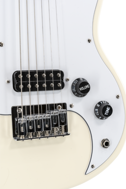 Preview: VOX E-Gitarre, mini, Humbucker, weiß, inkl. Gigbag