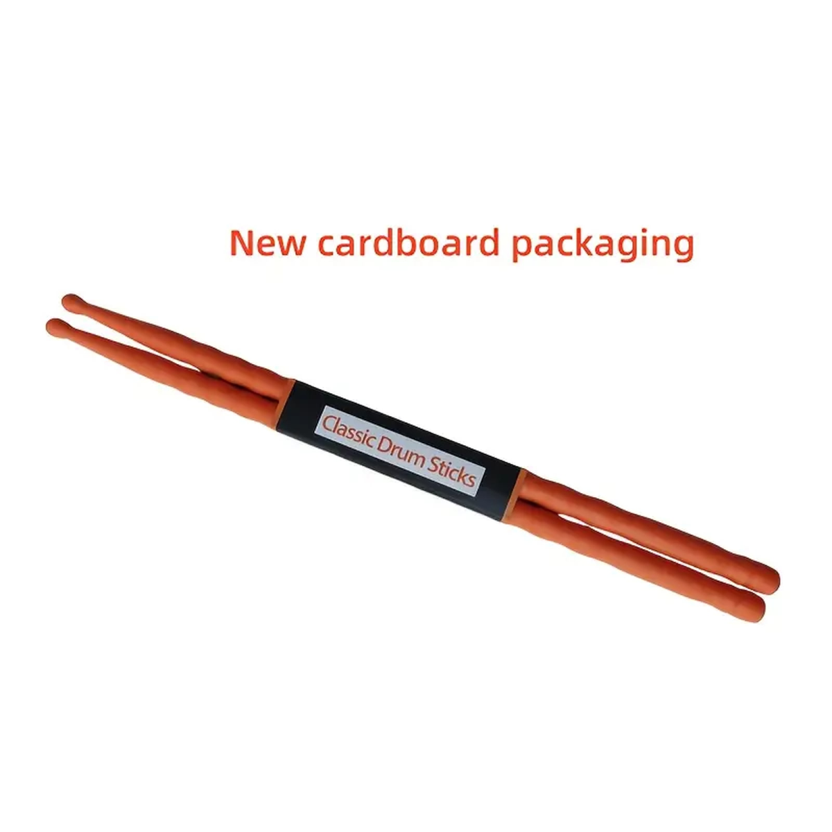 ROCK-HUS Drum-Sticks gewellt Kohlefaser Orange