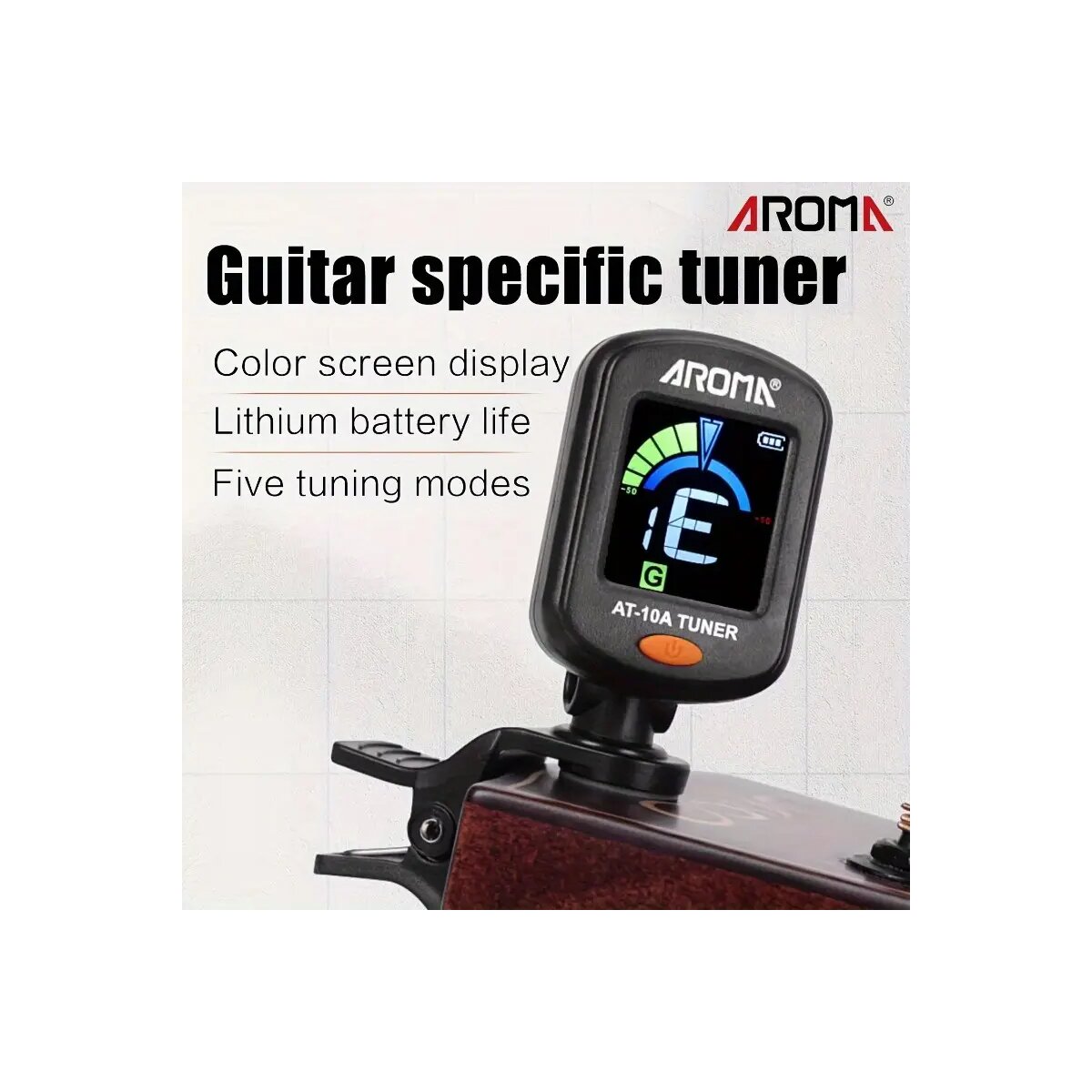 ROCK-HUS Cliptuner Aroma AT-10A wiederaufladbar USB-C