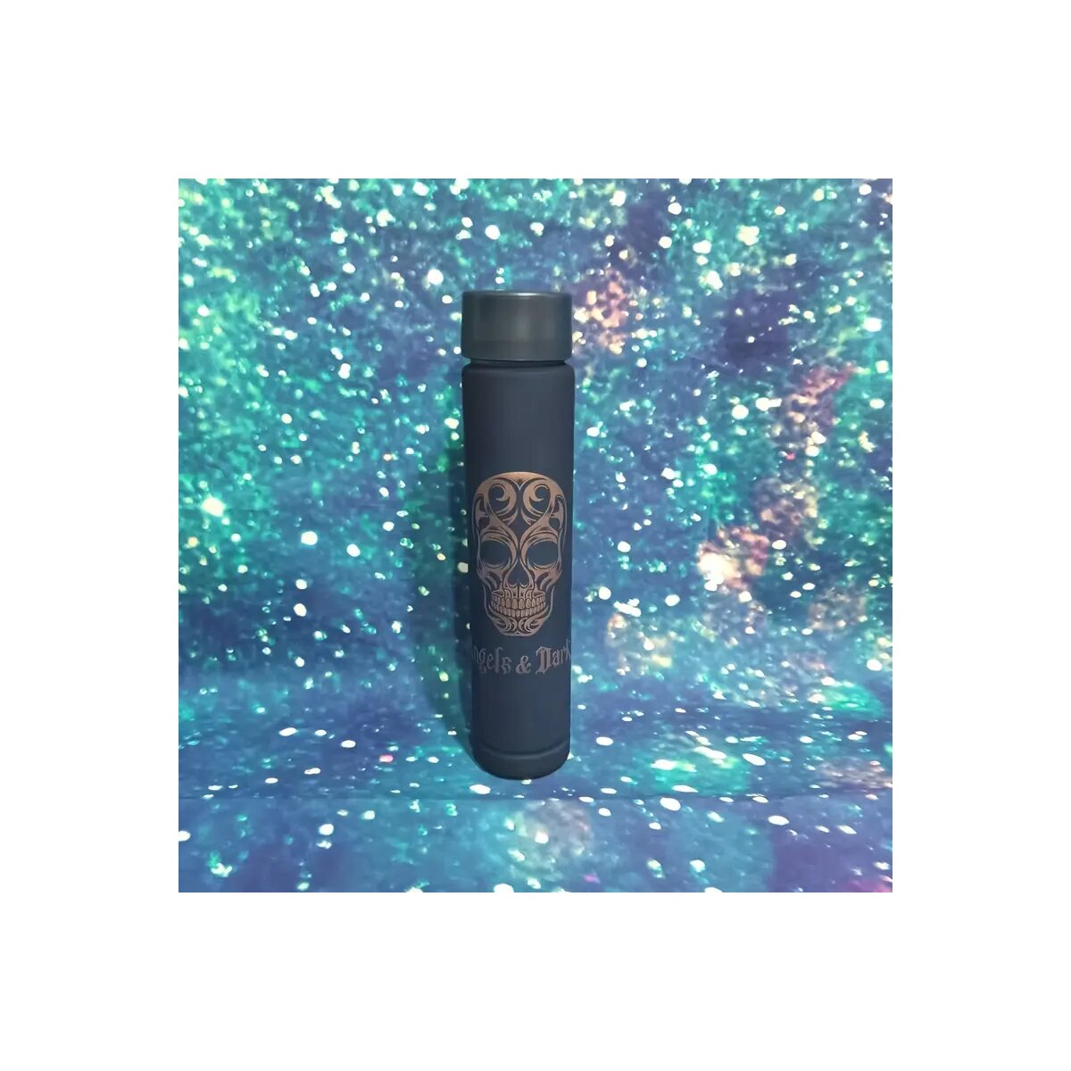 ROCK-HUS Trinkflasche Angels & Dark 300 ml Blau