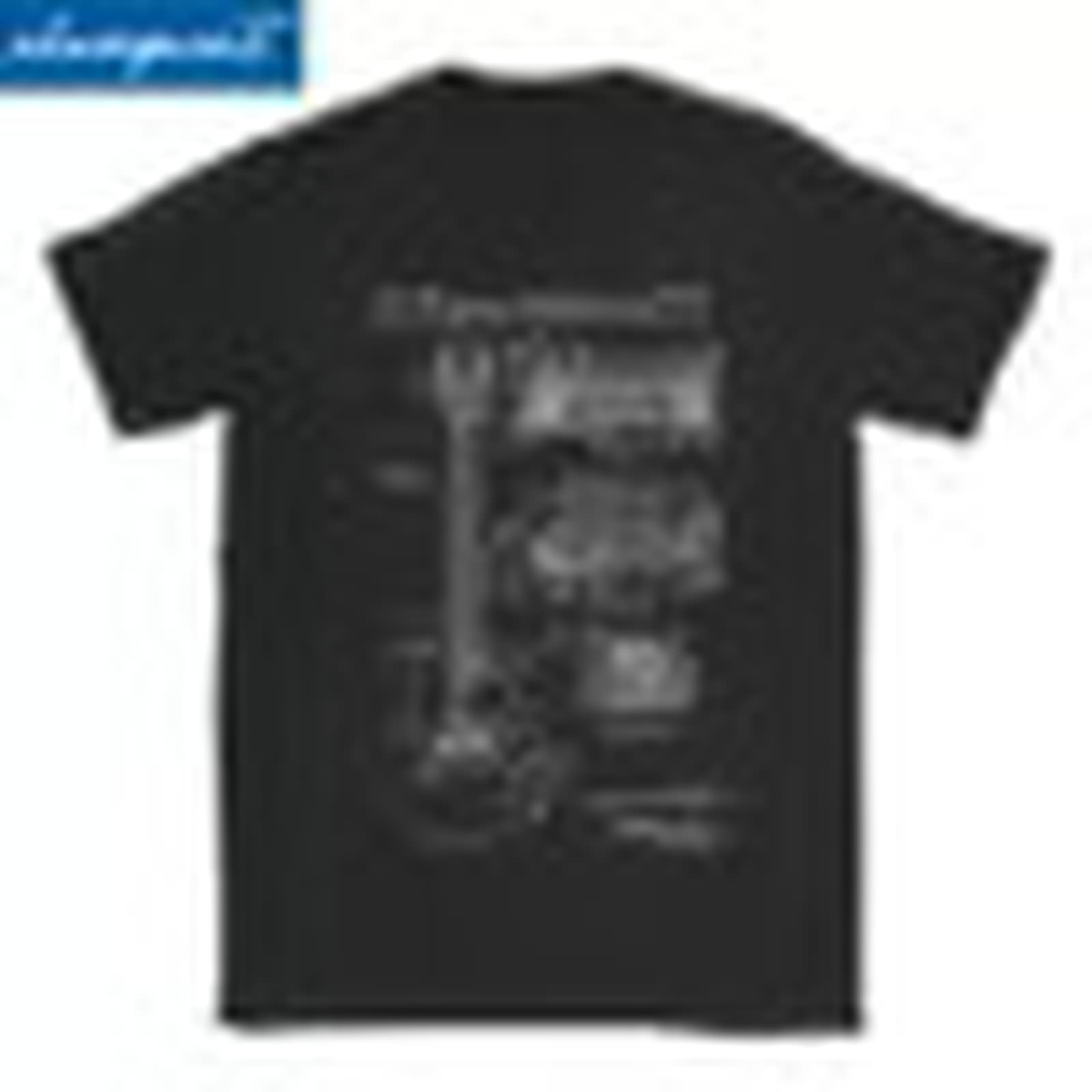 ROCK-HUS Herren T-Shirt Les Paul Patentschrift schwarz L