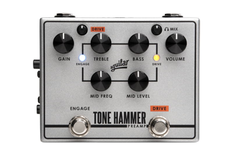 AGUILAR Effektpedal, Bass, Tone Hammer, Pre/DI Pedal, V2