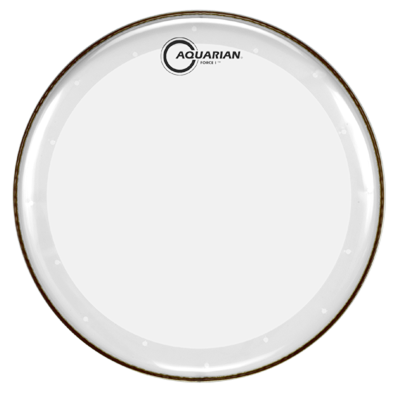 AQUARIAN Bass Drum Fell, Full Force I, clear, 18"