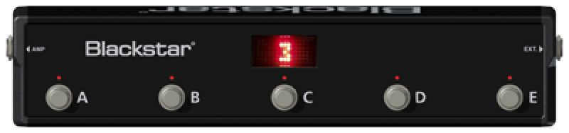 BLACKSTAR Fußschalter, FS:12, ID:X, ID:Core HP & Unity 250/500, 5-fach