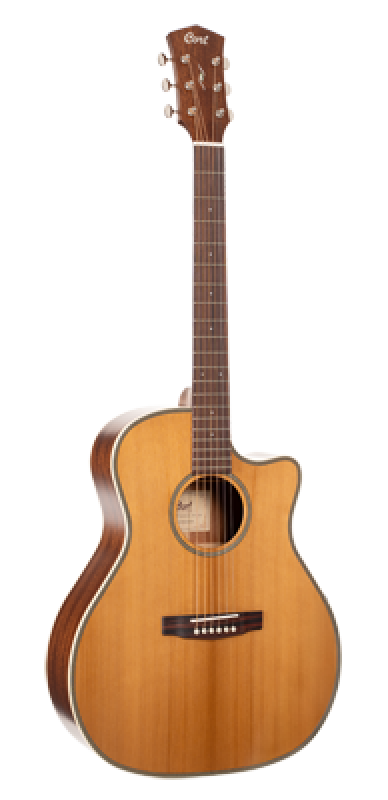 CORT Westerngitarre, Essence GA4, Natur Semi Gloss, Preamp