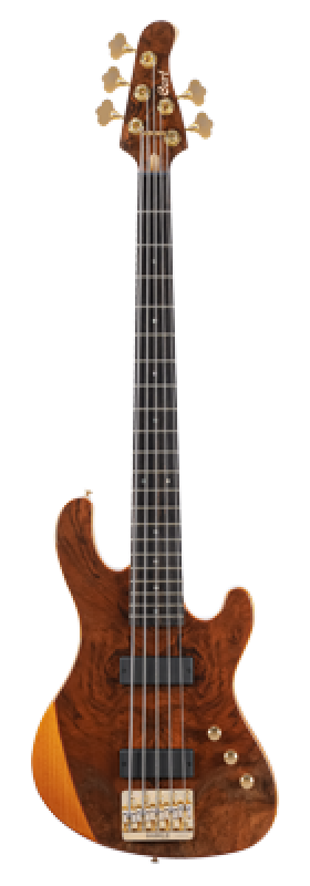 CORT Bassgitarre, Rithimic 5 Jeff Berlin, Natur, 5-Saiter