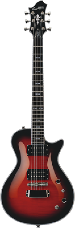 HAGSTROM E-Gitarre, Ultra Swede, Burgundy Burst