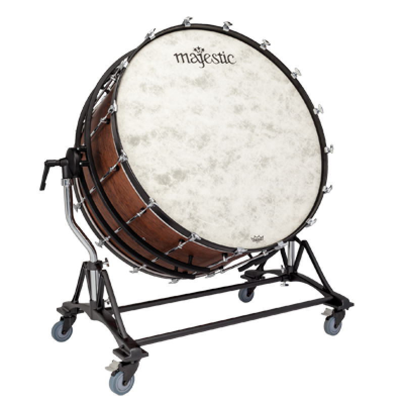 MAJESTIC Große Konzerttrommel, Prophonic Series, 40" x 22", Ständer, Z