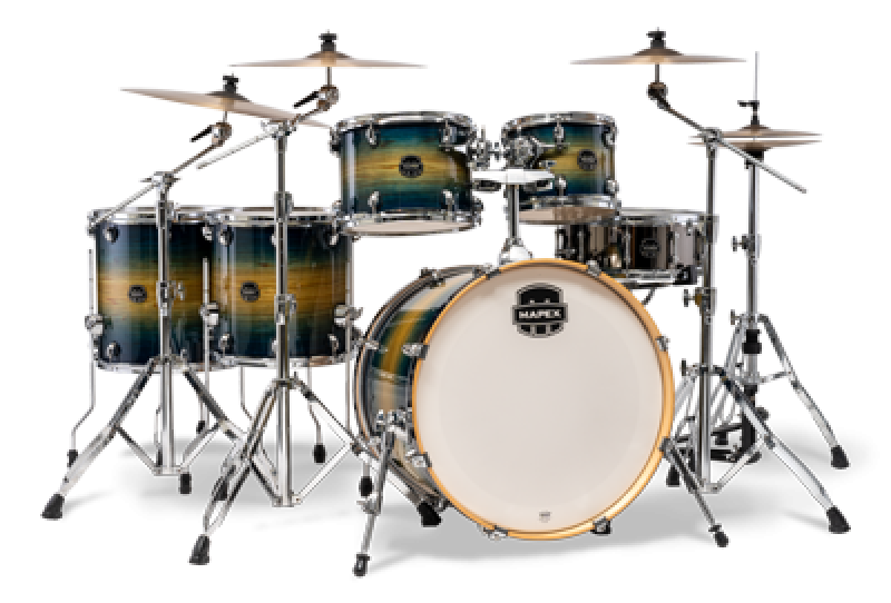 MAPEX Shellset, Armory, Stage+, mit Rosette, Rainforest Burst #ET
