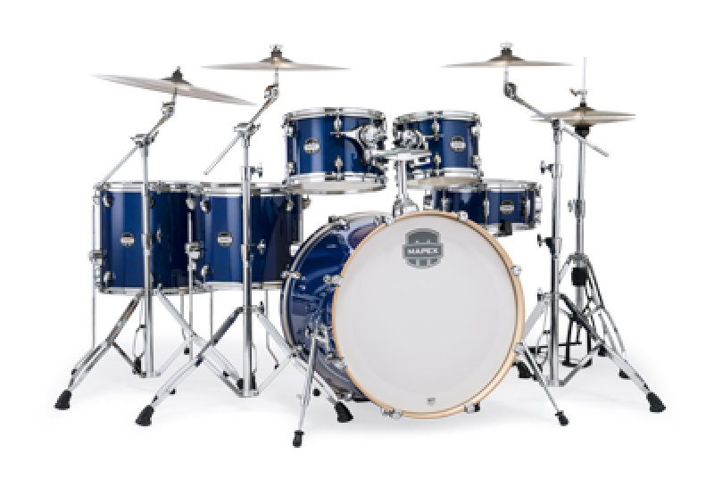 MAPEX Shellset, Mars Maple, Stage+, Midnight Blue #OD