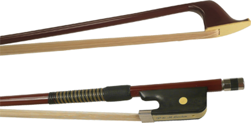 P&H Cellobogen 1/2, Fiberglas, braun, echter Rosshaarbezug