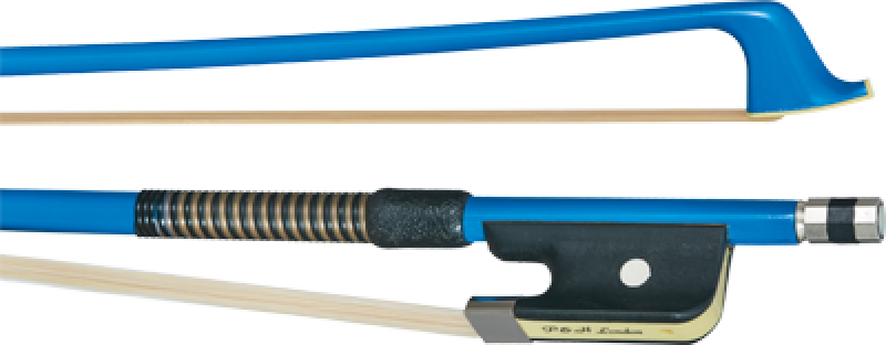 P&H Cellobogen 1/2, Fiberglas, blau, echter Rosshaarbezug