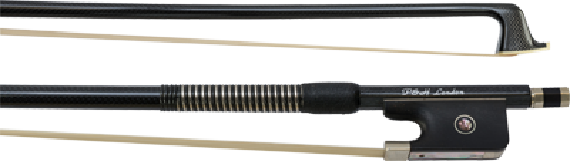 P&H Violabogen 15-16,5'', Carbon, schwarz, Ebenholzfrosch