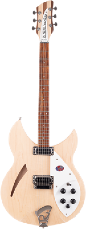 RICKENBACKER E-Gitarre, 330, Mapleglo, Koffer