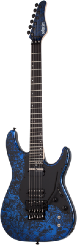 SCHECTER E-Gitarre, Sun Valley Super Shredder FR S, Blue Reign