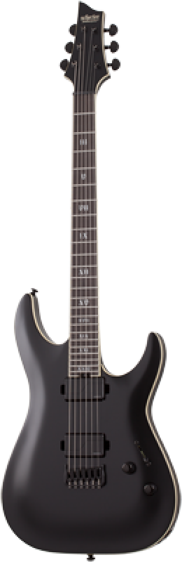 SCHECTER E-Gitarre, SLS Elite C-1 Evil Twin, Satin Black