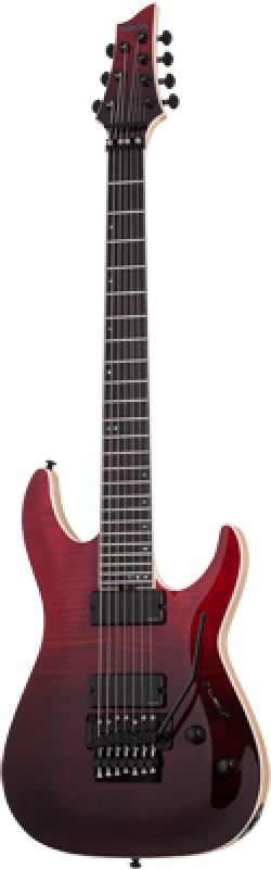 SCHECTER E-Gitarre, SLS Elite C-7 FR, Blood Burst
