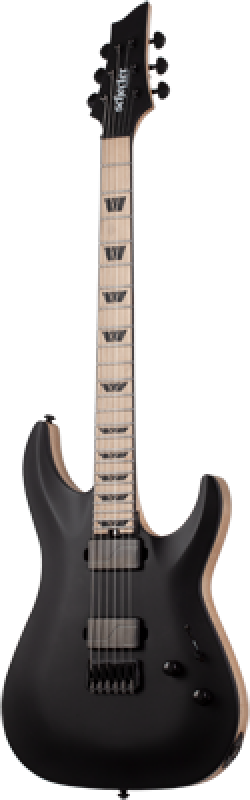 SCHECTER E-Gitarre, C-1 SLS Custom, Satin Black