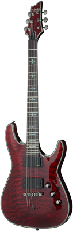 SCHECTER E-Gitarre, Hellraiser C-1, Black Cherry