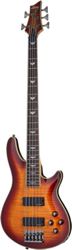 SCHECTER Bassgitarre, Omen Extreme-5, Vintage Sunburst