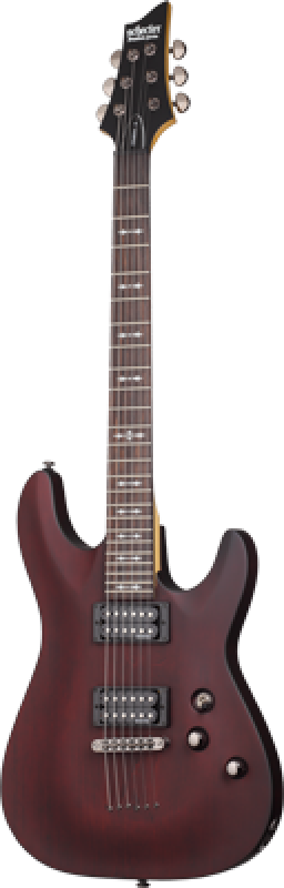SCHECTER E-Gitarre, Omen 6, Walnut Satin