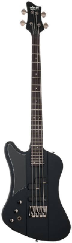 SCHECTER Bassgitarre, Signature Nikki Sixx, Satin Black, Linkshänder