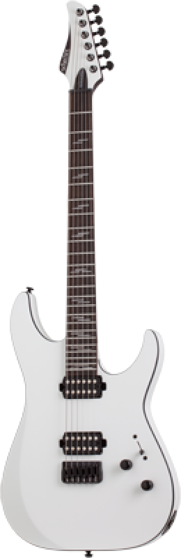 SCHECTER E-Gitarre, Reaper 6 Custom, Gloss White