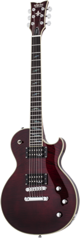 SCHECTER E-Gitarre, Solo-II Supreme, Black Cherry