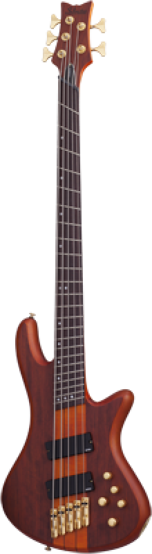 SCHECTER Bassgitarre, Stiletto Studio-5 FF, Honey Satin