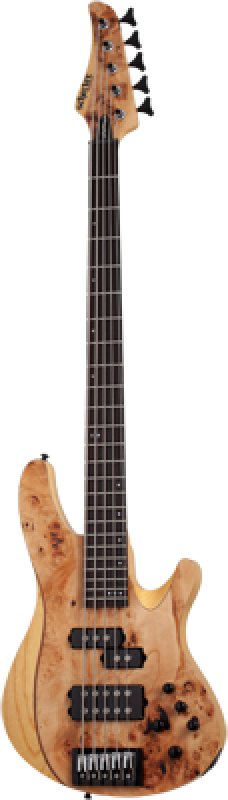SCHECTER Bassgitarre, Reaper-5, Natural Satin
