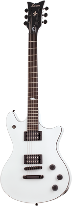 SCHECTER E-Gitarre, Jerry Horton Tempest 2019, White