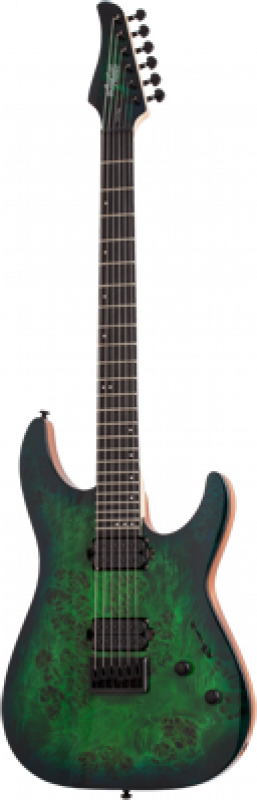 SCHECTER E-Gitarre, C-6 Pro, Aqua Burst