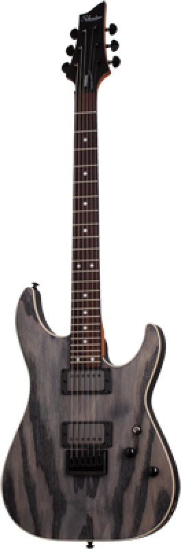 SCHECTER E-Gitarre, C-1 Standard, Charcoal Satin