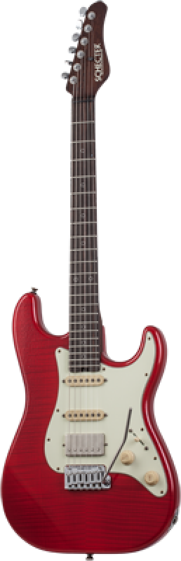 SCHECTER E-Gitarre, USA Nick Johnston Trad. Wembley, FM Nitro, Atomic