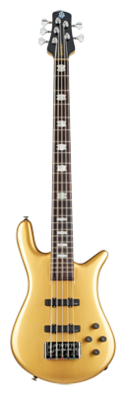 SPECTOR Bassgitarre, Euro Classic, 5-Saiter, aktiv, Solid Metallic Gol