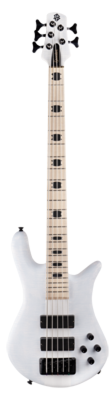 SPECTOR Bassgitarre, Euro5LX Exklusiv, 5-Saiter, aktiv, White Stain Ma