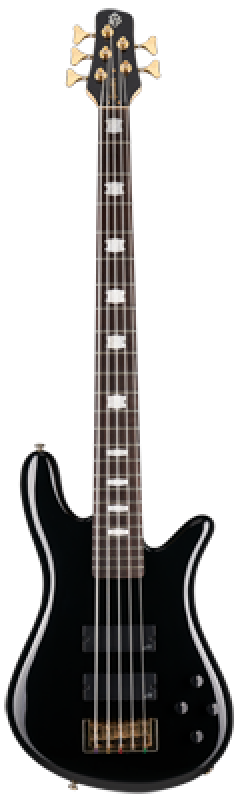 SPECTOR Bassgitarre, Icon NS-5, Bolt-On, Black Gloss
