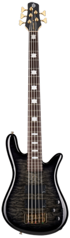 SPECTOR Bassgitarre, Icon NS-5, Bolt-On, Black Stain Gloss
