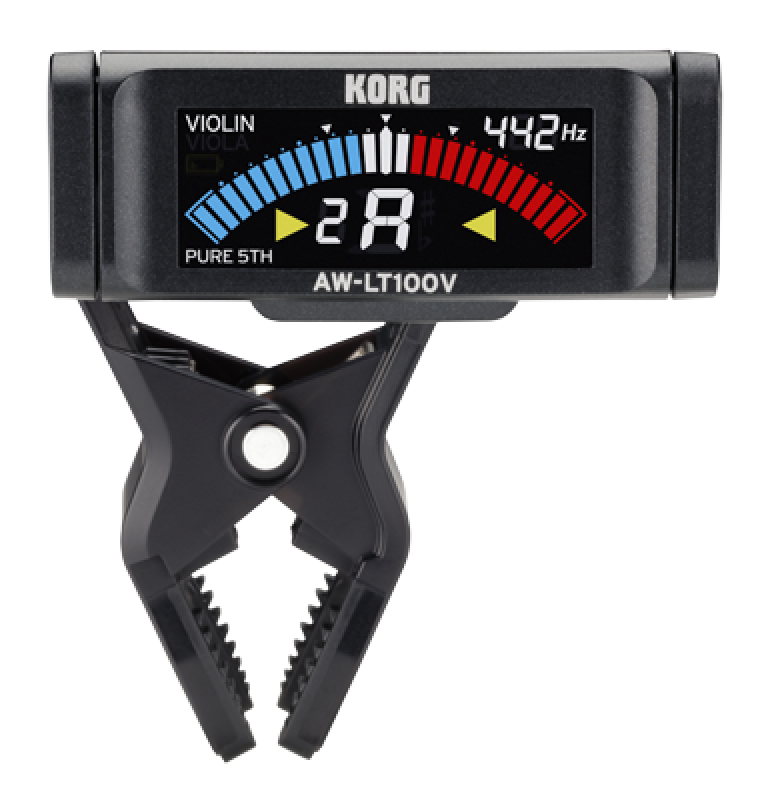 KORG Stimmgerät, chromatisch, AW-LT100 V, Clip-On, schwarz