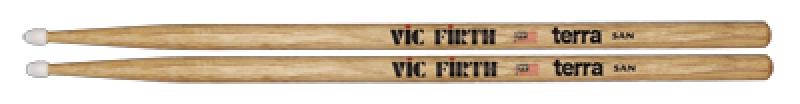 VIC FIRTH Drum Sticks, Terra Serie, 5ATN, Nylon Tip