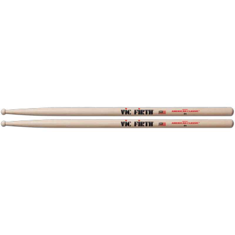 VIC FIRTH Drum Sticks, American Classic Serie, F1