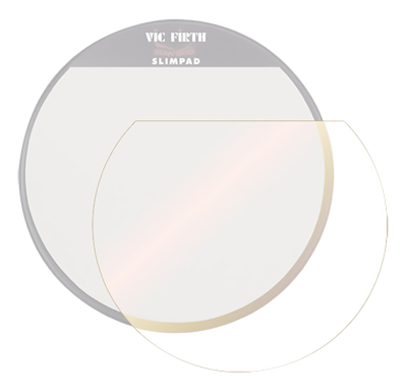 VIC FIRTH Practice Pad, Mylar Pad für Stock/Slimpads