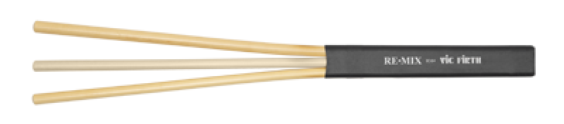 VIC FIRTH Besen, RM4, Remix Brush, Birch & Rattan
