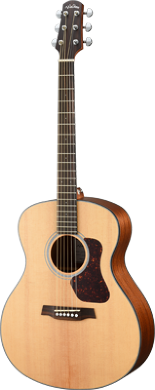 WALDEN Westerngitarre, Grand Auditorium, Decke massiv, Mattlack, EQ