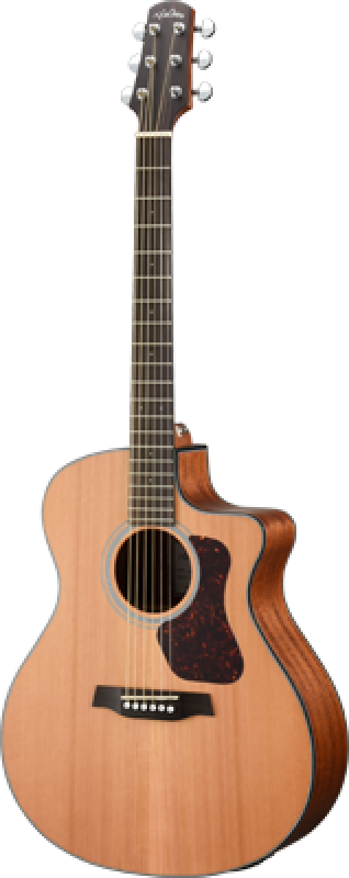 WALDEN Westerngitarre, Grand Auditorium Cut, Decke massiv, Mattlack, E