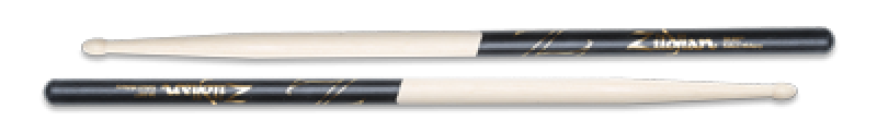 ZILDJIAN Drum Sticks, Dip Serie, 5A Wood, natur, Dip schwarz