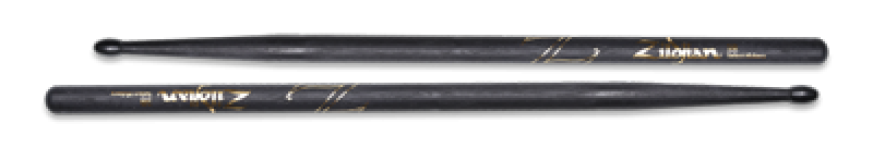 ZILDJIAN Drum Sticks, Hickory Nylon Tip Serie, 5B, schwarz